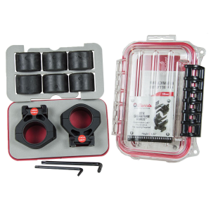 Burris Steel XTR Signature Scope Ring Set with Pos-Align Offset Inserts 30mm 1.25" Height - Matte