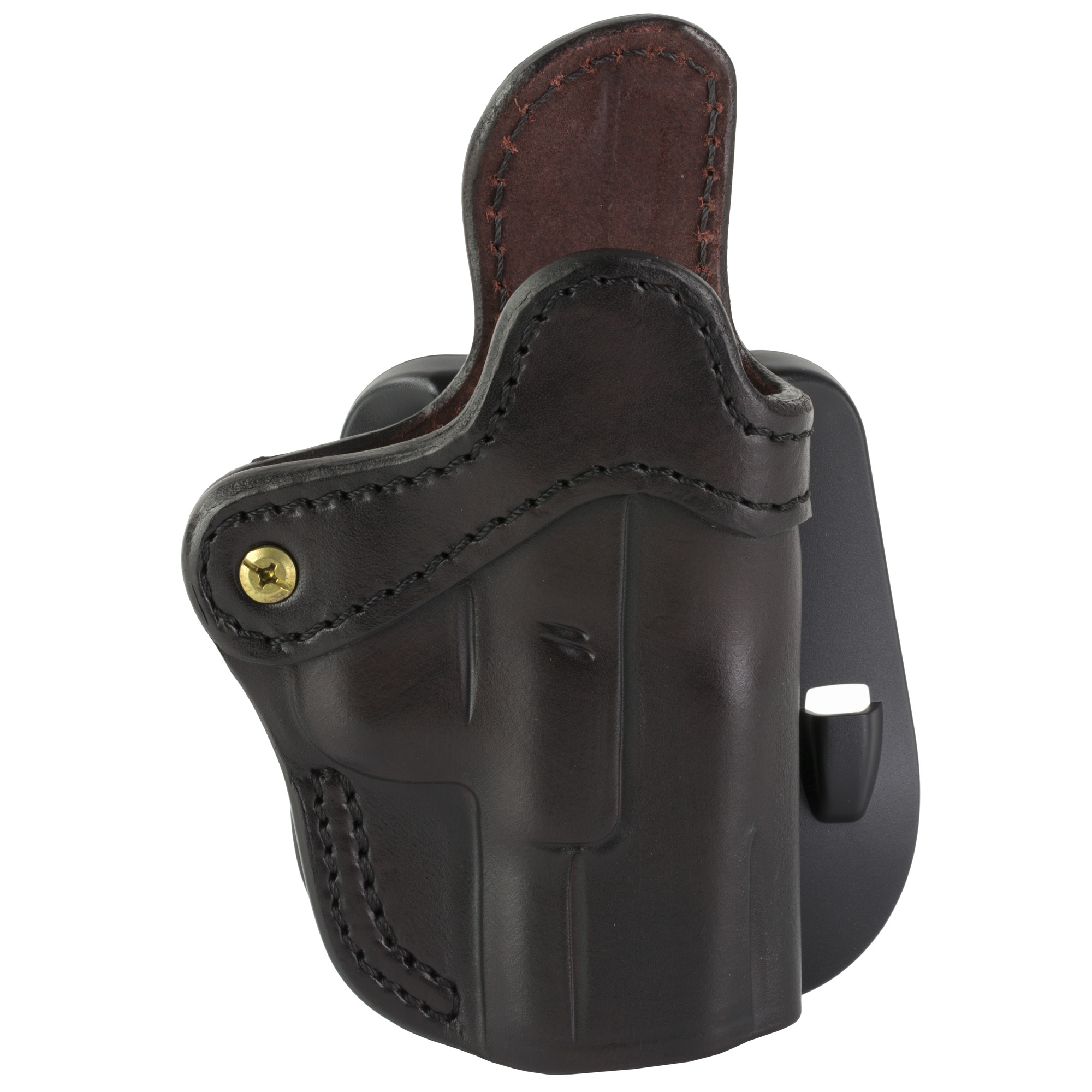 1791 Gunleather PDH2.3 OWB Optic Ready Right Hand Paddle Holster Size 2.3, Signature Brown - ORPDH23SBRR