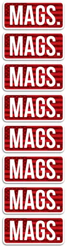 MTM AMMO CALIBER LABELS MAGS - 8-PACK