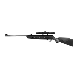 Hatsan-Usa Hatsan 1000S Spring Striker Combo Air Rifle - Black Syn Optima 3-9x32 Scope .25 cal 750fps