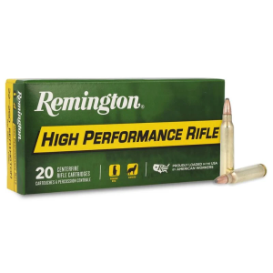 Remington Ammunition R223R1 High Performance  223 Rem 55 gr Pointed Soft Point (PSP) 20 Bx/ 10 Cs