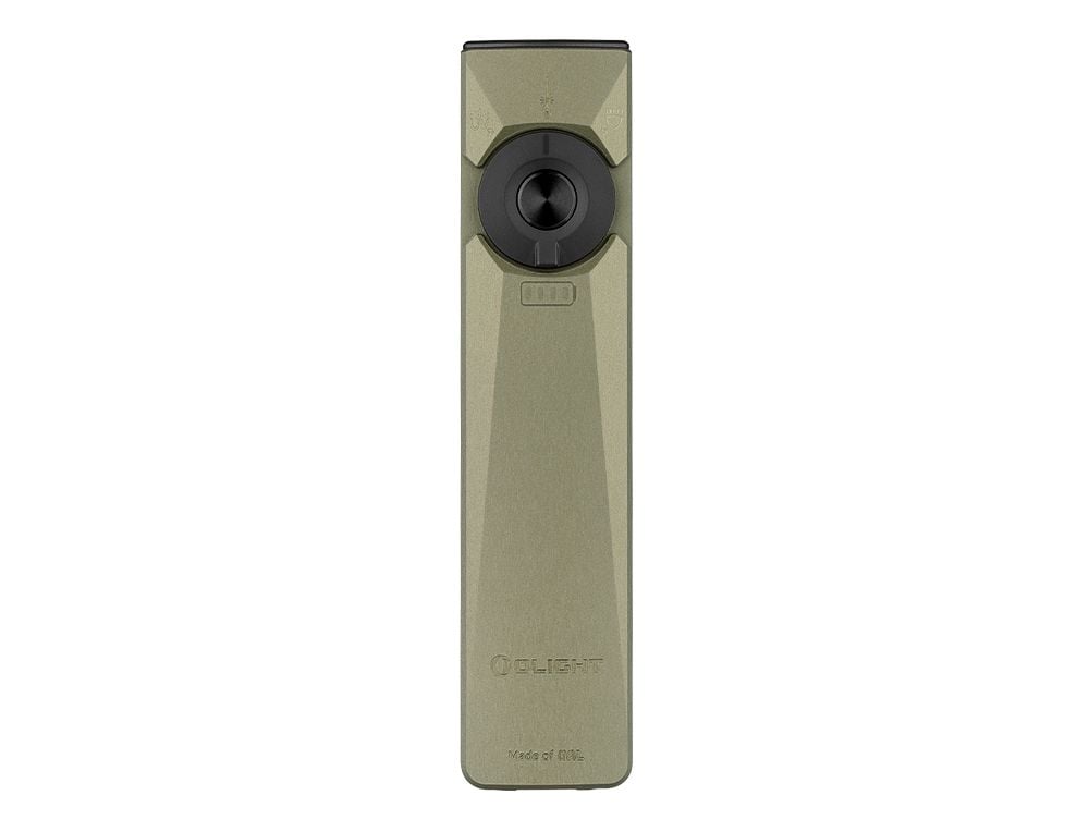 Olight Arkfeld Ultra EDC Flashlight w/ UV Light & Green Laser, Olive Green