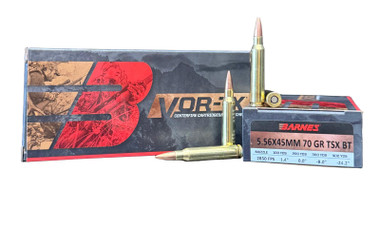 Barnes VOR-TX 5.56x45mm NATO 70 Grain Triple Shock X Boat Tail