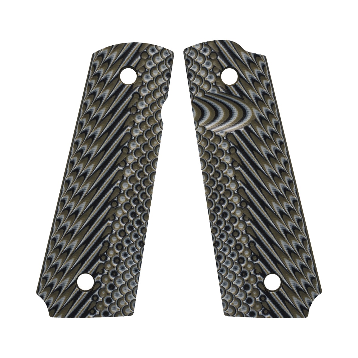 VZ Grips Operator II Full-Size Grip Fits 1911 Commander/1911 Government, Predator Green