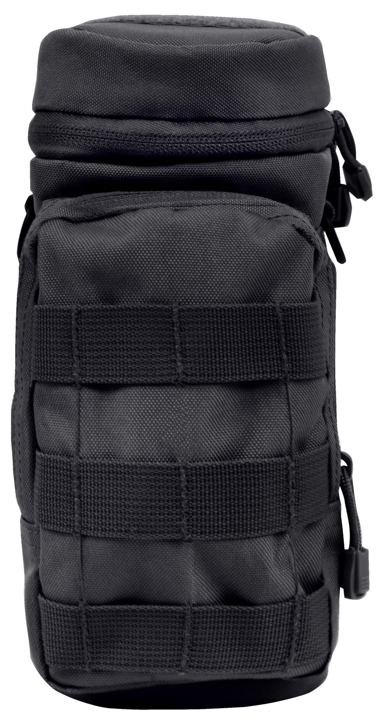Rothco Molle Compatible Water Bottle Pouch - Black