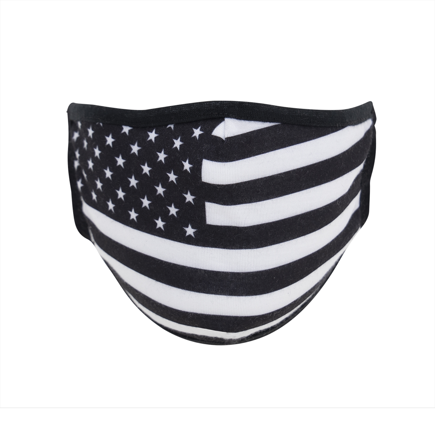 Rothco Us Flag Reusable 3 Layer Facemask - White, Small - Medium