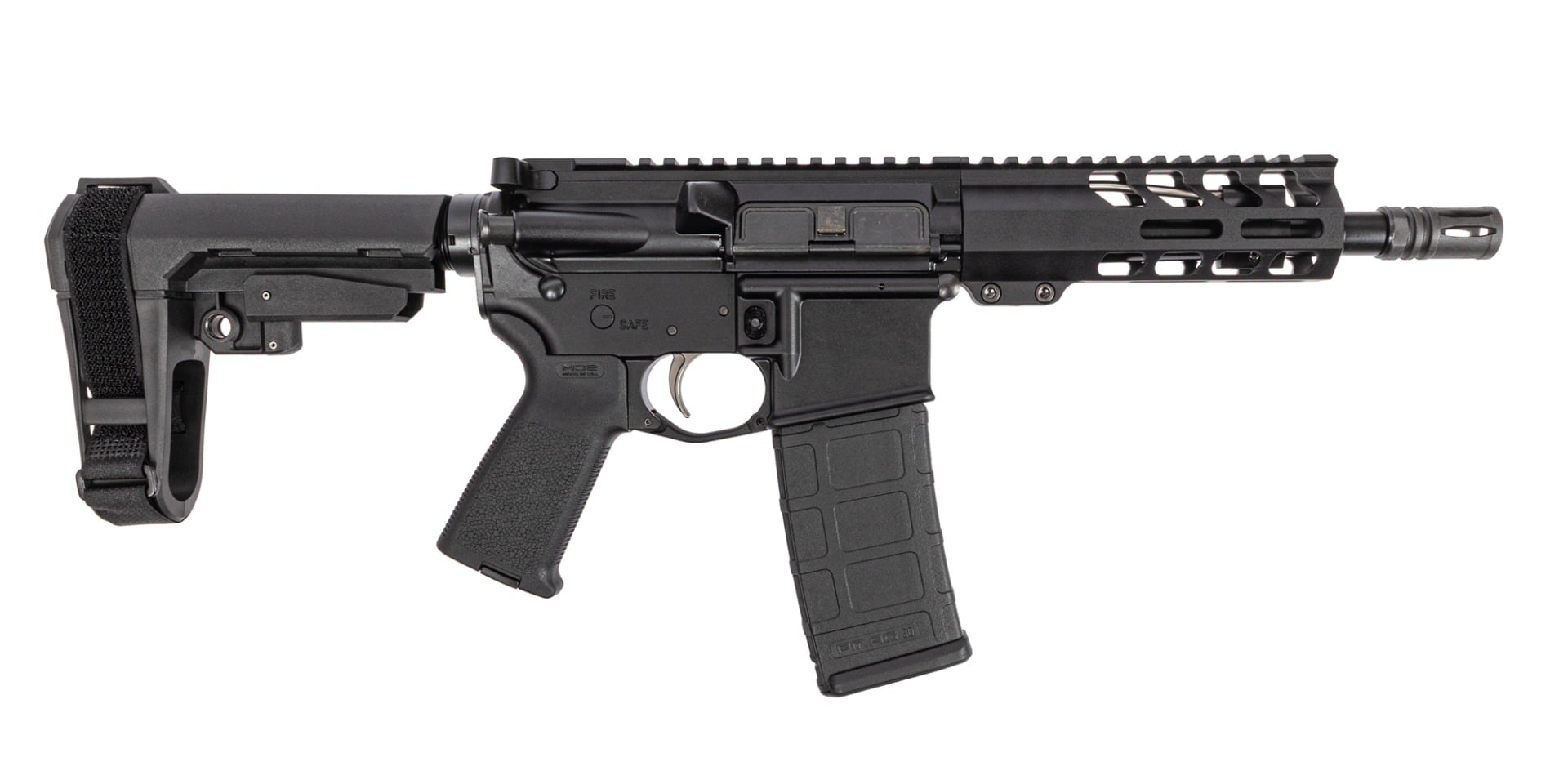PSA 7.5" Pistol-Length 300AAC Nitride 6" Lightweight M-Lok MOE EPT SBA3 Pistol