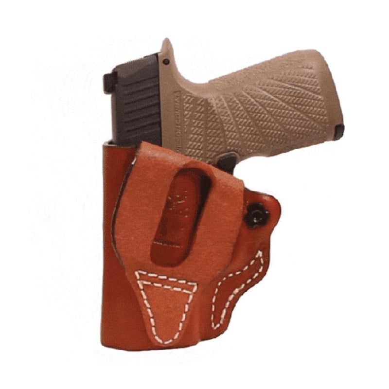 Desantis Gunhide Mini Scabbard Taurus 85 OWB Holster RH Leather, Tan