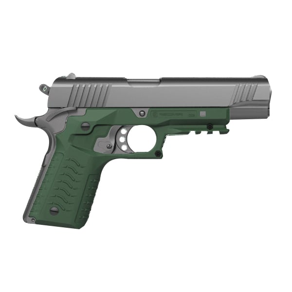 Experience Tactical Precision with Recover Tactical Grip and Rail System -Olive Drab Green - CC3H03