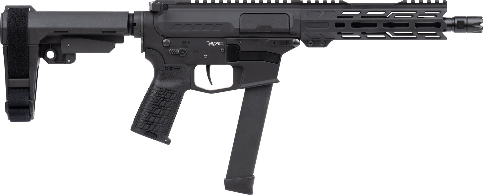 CMMG Banshee MkGs 9mm Pistol - 8" Barrel, M-LOK