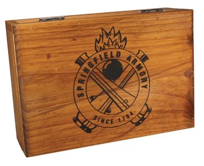 Springfield Armory Single Pistol Battery Box Wooden