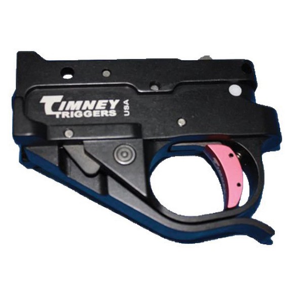 Timney Triggers Curved Drop-in Single-Stage Trigger for Ruger 10/22 Semi-Automatic Rifles, Silver/Black - 1022-1C-16