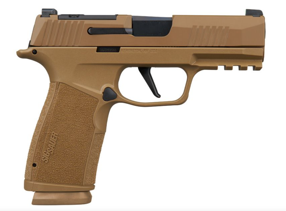 Sig Sauer P365-Macro 3.7" 9mm (2)17rd O.R Pistol, Coyote w/ X-Ray Night Sights - 365XCA-9-CXR3