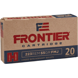 Frontier Cartridge FR100 Frontier .223/5.56 NATO 55 GR Full Metal Jacket - 20 Rounds / Box