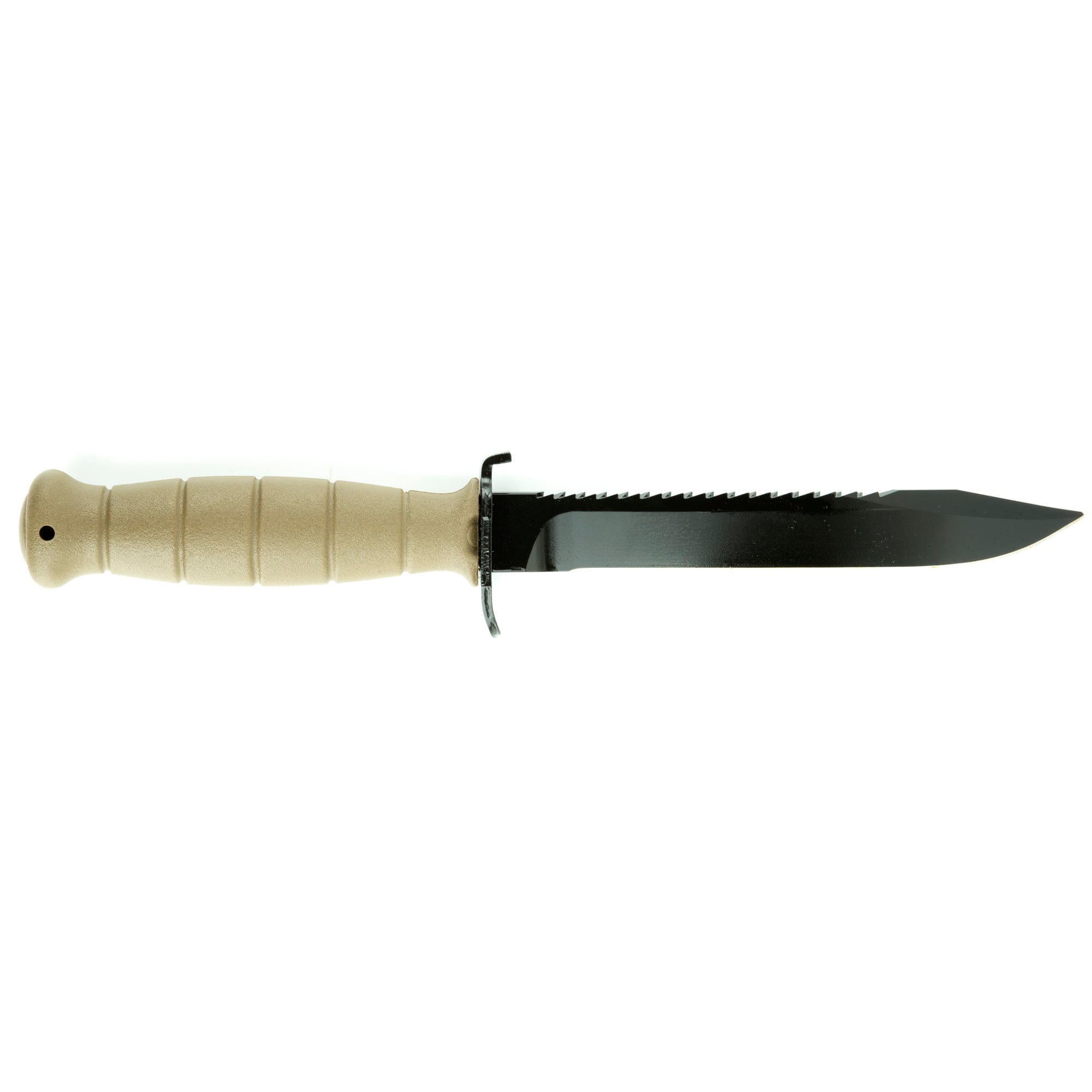 Glock Field Knife Fixed Blade Knife Dark Earth Plain Root Saw 6.5" KD039179 1095 Carbon