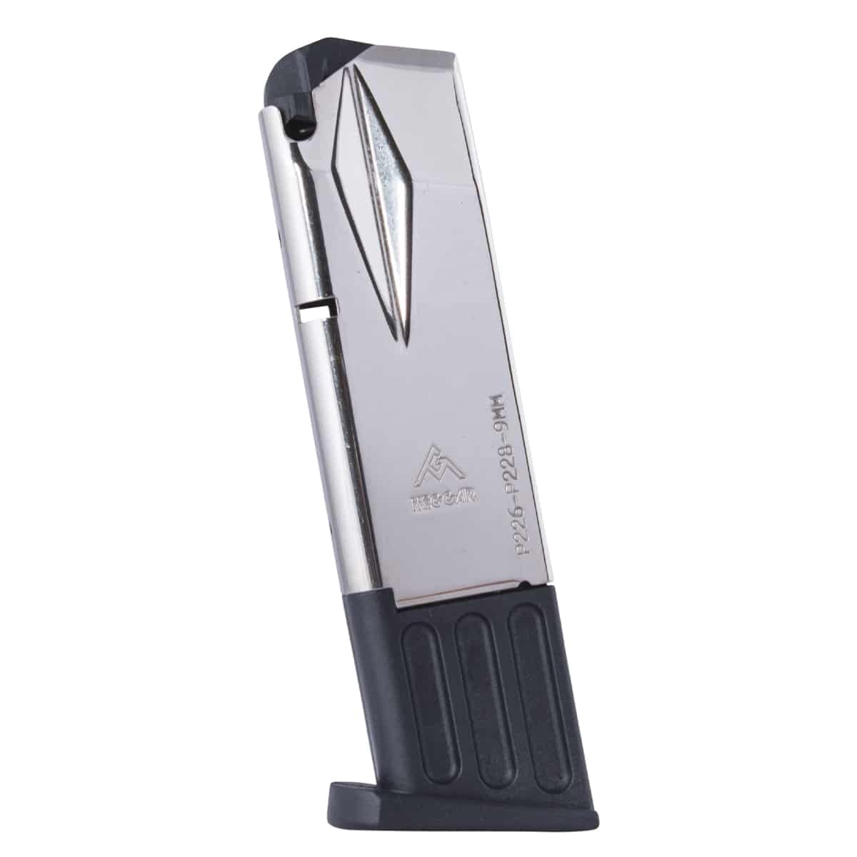 Mec-Gar 10rds 9mm Magazine, Nickel - MGP22610N