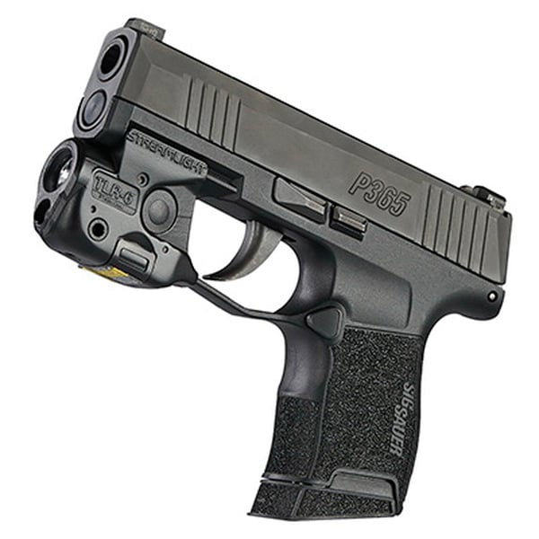 Streamlight TLR-6 100 lm C4 LED Water-Resistant Tactical Weapon Light w/ White LED and Red Laser for 1911 Pistol, Black - 69279