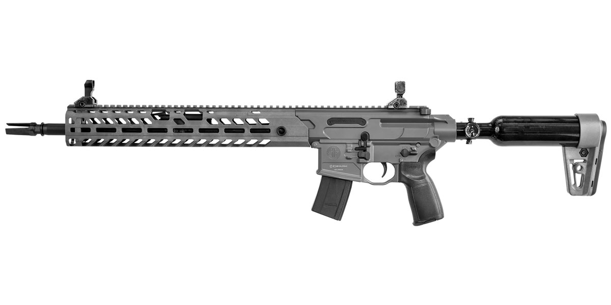SIG Sauer MCX Virtus PCP Air Rife .22 Caliber, Black - AIR-VIRTUS-22