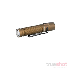 Olight - Warrior Mini 3 - 1,750 Lumens - Black/Tan - Portable Tactical Flashlight - Tan