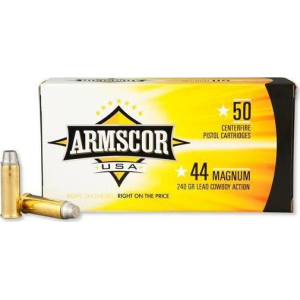 Armscor FAC44M1N 44 Remington Magnum 240 GR Semi-Wadcutter - 50rd Box