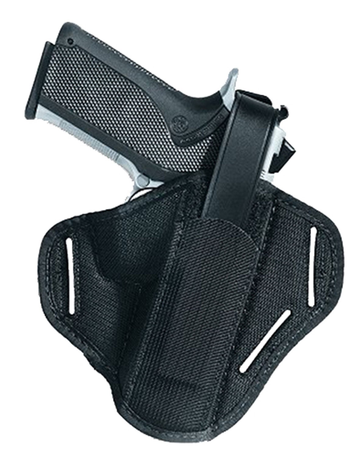 Uncle Mike's Hiddenhammer Super Size 2 Right Hand 4" Medium/Intermediate Autos Holster, Textured Black - 86020
