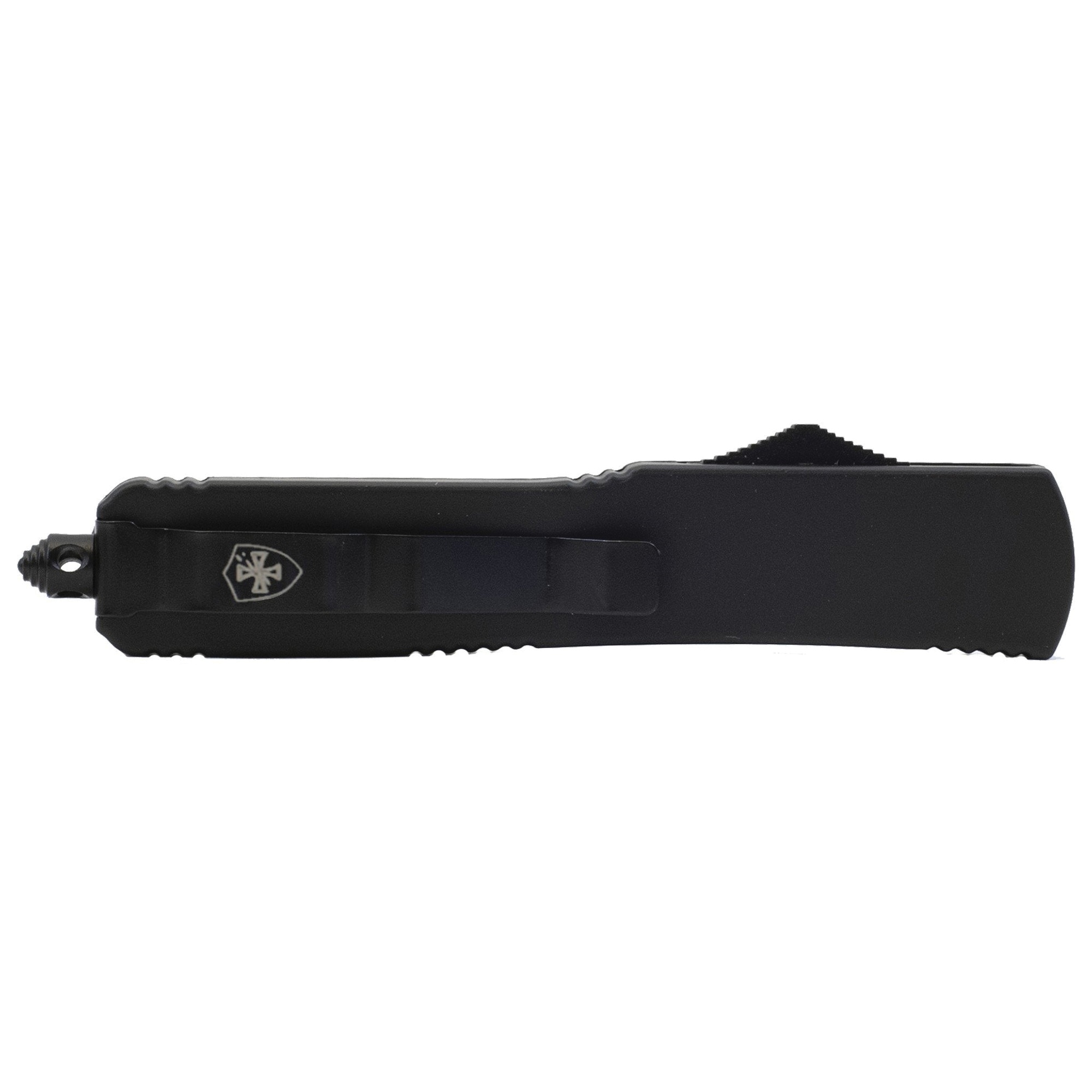 Templar Knife Classic Black OTF Dagger - Timeless Black Steel Elegance - M-BR-13-1