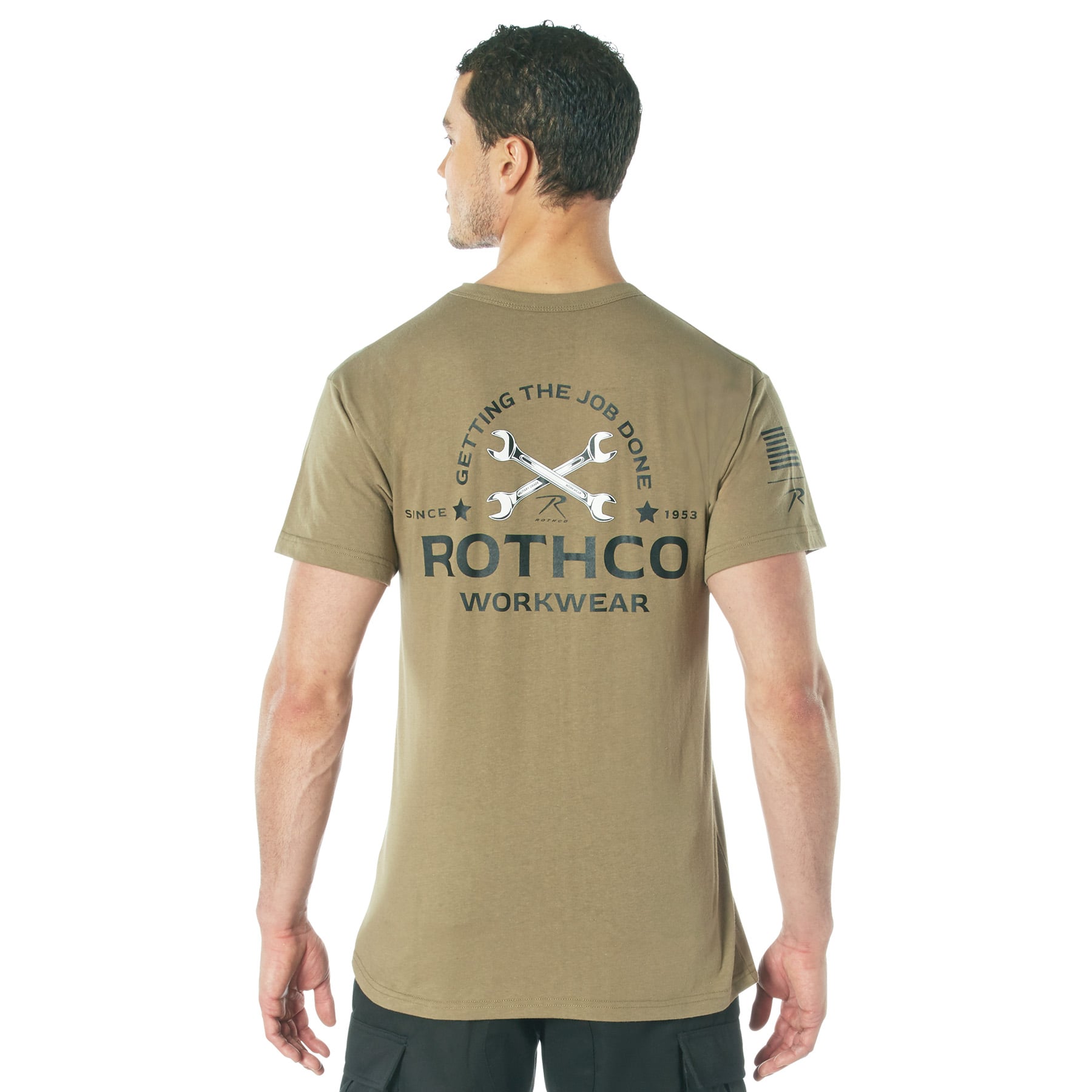 Rothco Getting The Job Done T-Shirt - Coyote Brown, X-Large