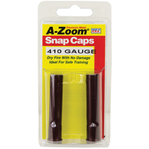 A-ZOOM Snap Caps Red 2/Pack Aluminum