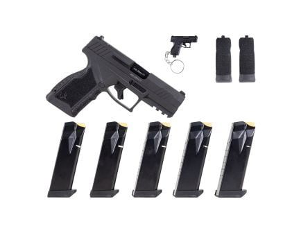 Taurus GX4 Carry 3.7" 9MM (2)15rd Pistol, w/ RDS TORO and 3 Extra Mags, BK/BK
