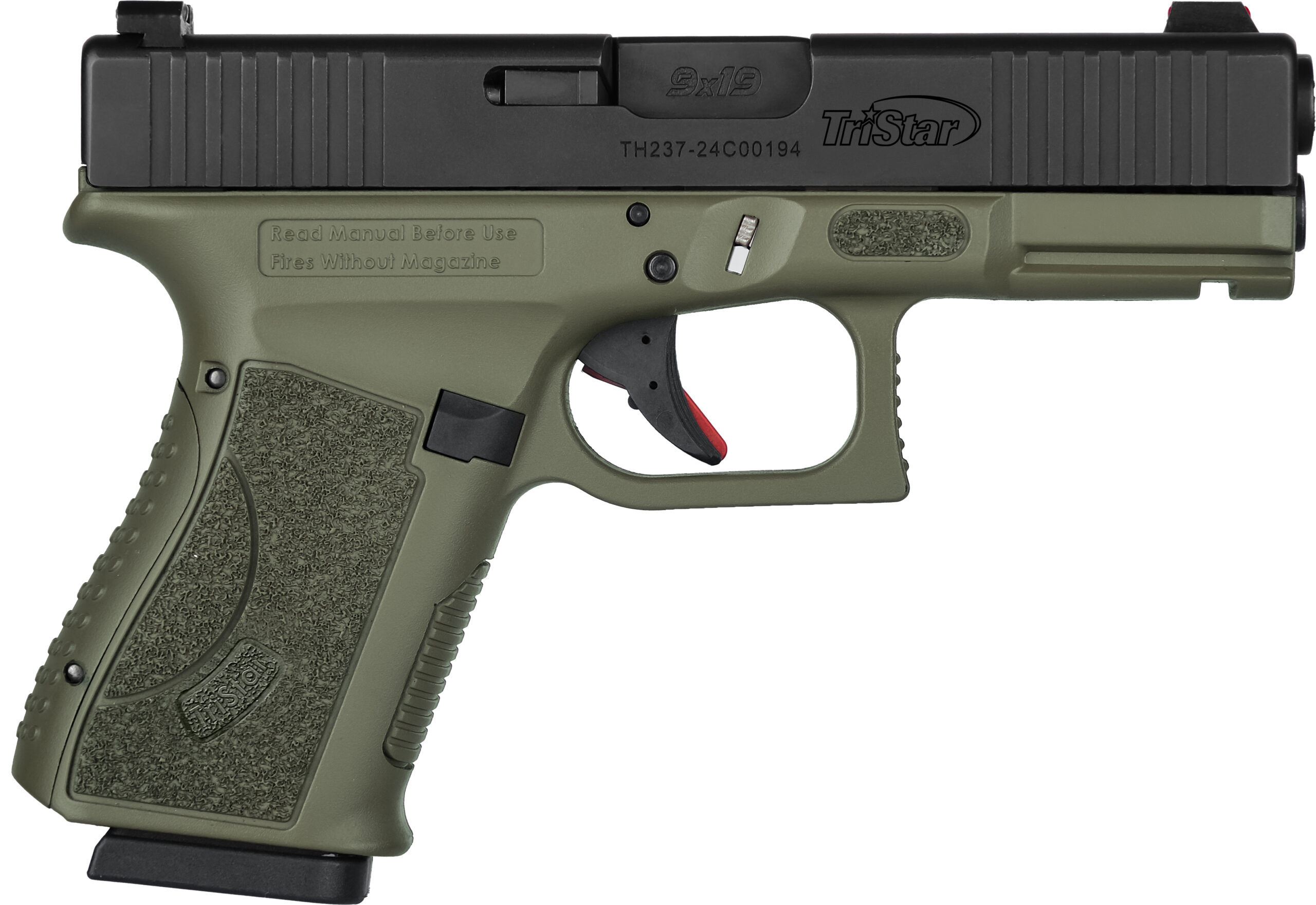TriStar APOC 9mm Semi-Auto Pistol - 15+1 Capacity