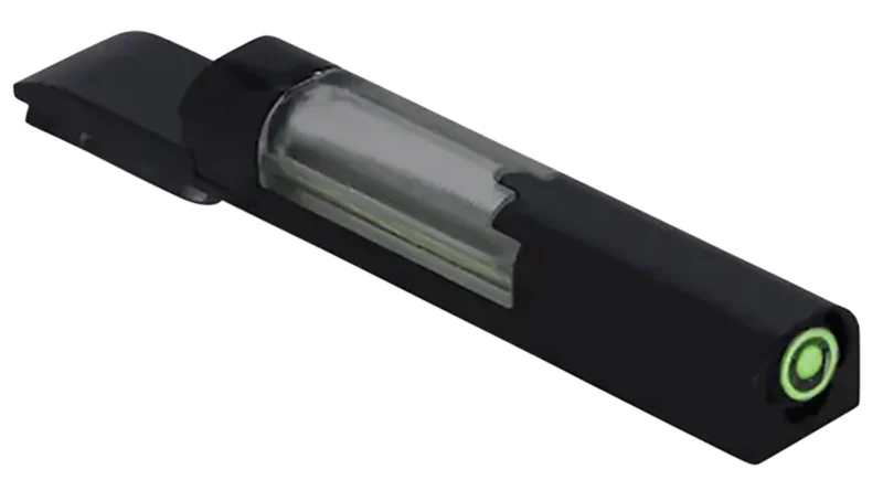 Meprolight USA 632423108 FT Bullseye Front Sight Green/Tritium/Fiber Optic, Black Frame Fits CZ P-10 S/SC/C/F (Non Optics Ready), Dovetail Mount