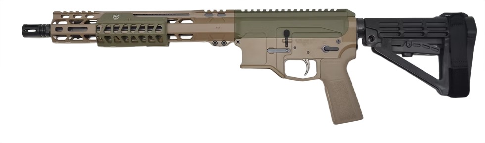 Bilson Arms BA-15FCP .223 Wylde AR Pistol 20+1 FDE/SNPGRN