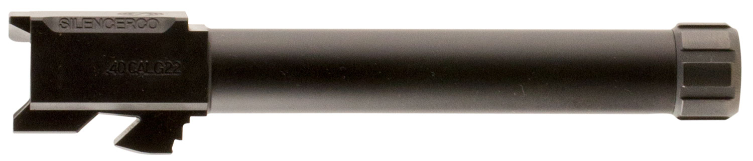 Silencerco .40 S&W 6.3" Threaded Barrel, Black Nitride - AC50