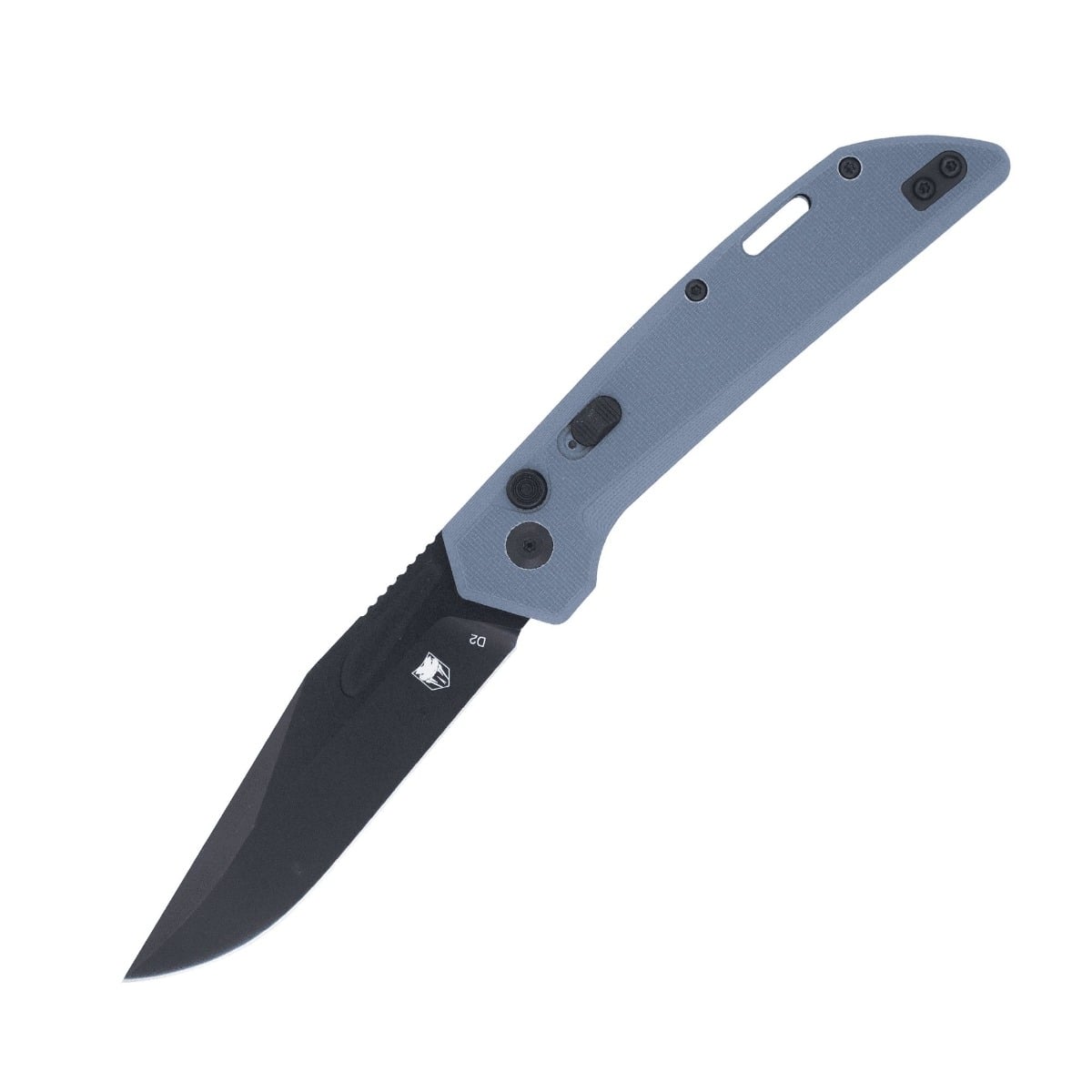 CobraTec Knives Naja Folding Clip Point Knife, Slate Grey - CTNAJSLGRY