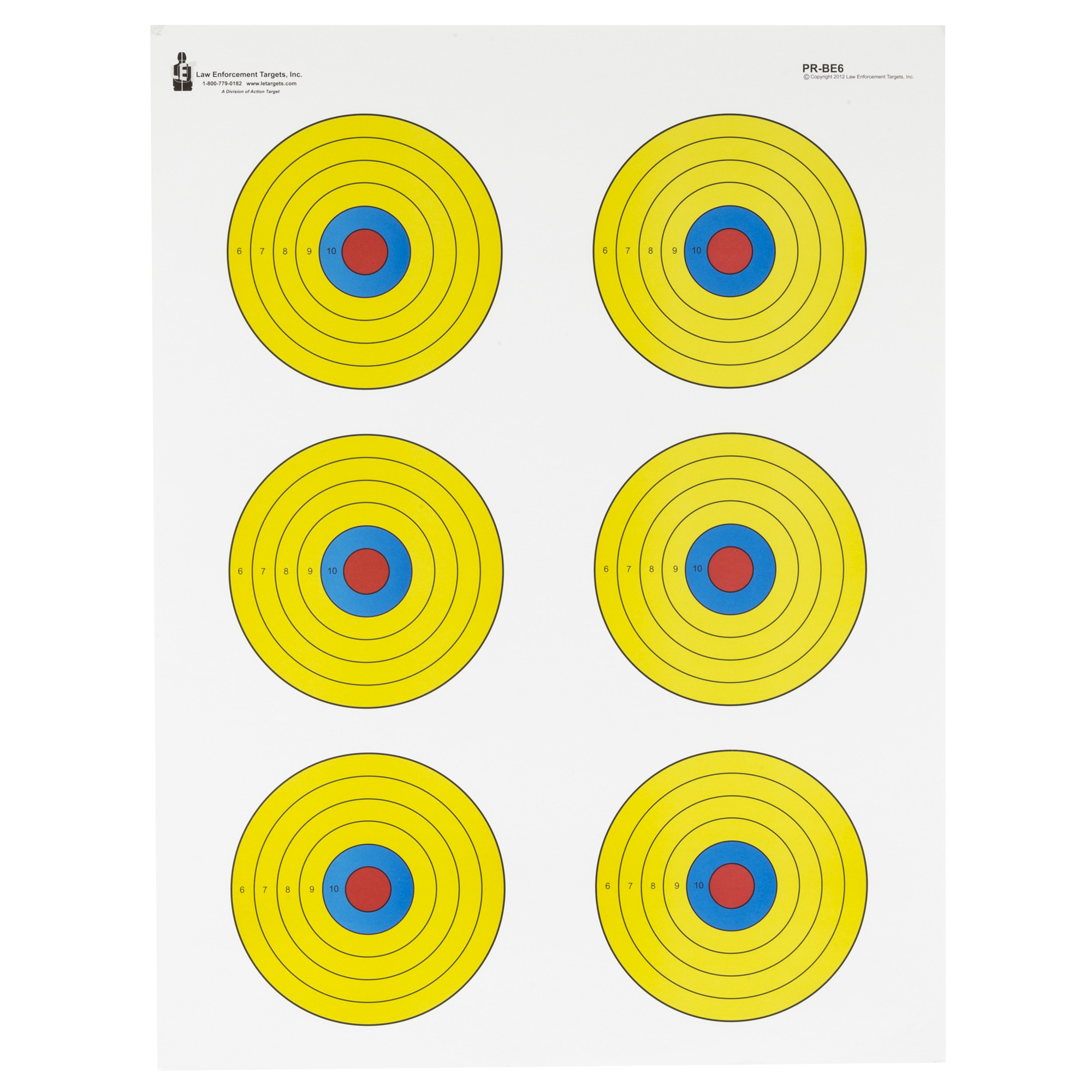 Action Target High Visibility Target - PR-BE6-100