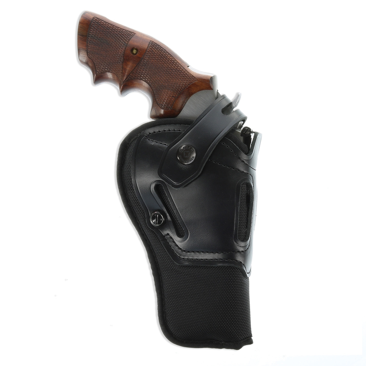 Galco Switchback Kimber 1911 OWB Holster Ambidextrous - Black Nylon/Foam/Packcloth/Synthetic, Functional and Reliable - SA9-5RB
