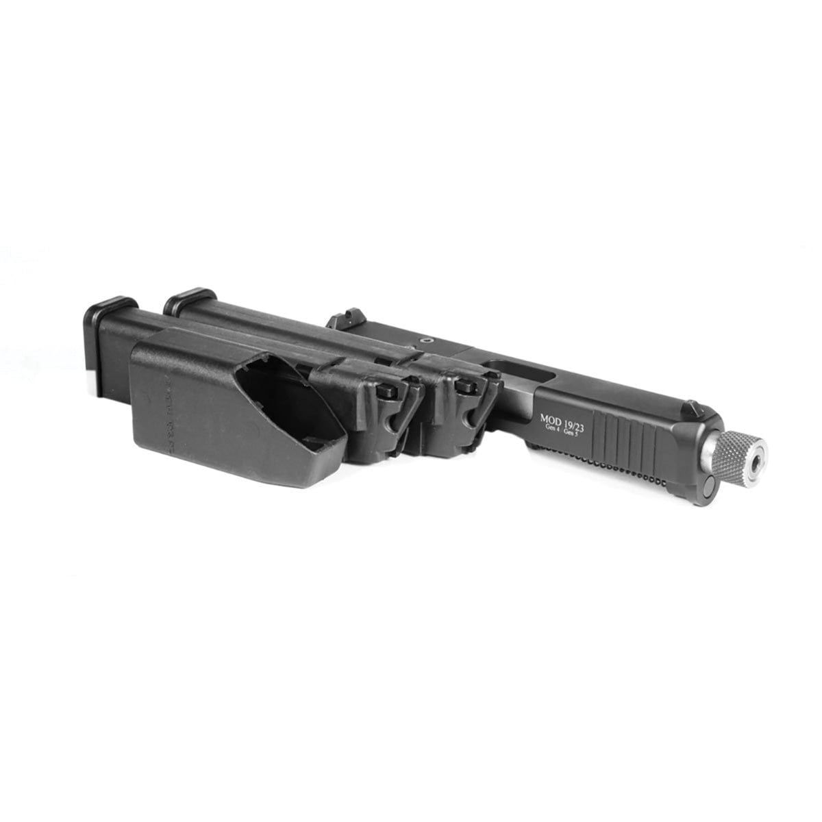 Advantage Arms Mod Conversion Kit .22LR Fits Glock Gen 5 G19/Glock Gen 5 G23, Black