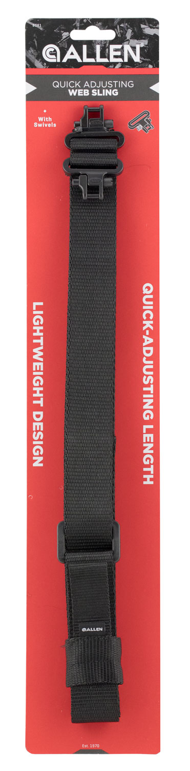 Allen Adjustable Sling w/ Locking Swivels, Black - 8061