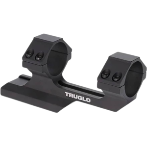 TRUGLO Tactical 1-Piece Picatinny Scope Mount 30mm Rings Matte Black