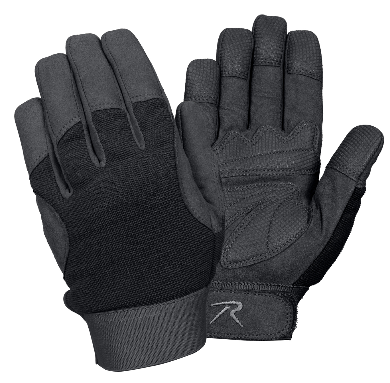 Rothco Mechanics Gloves - Black, Large