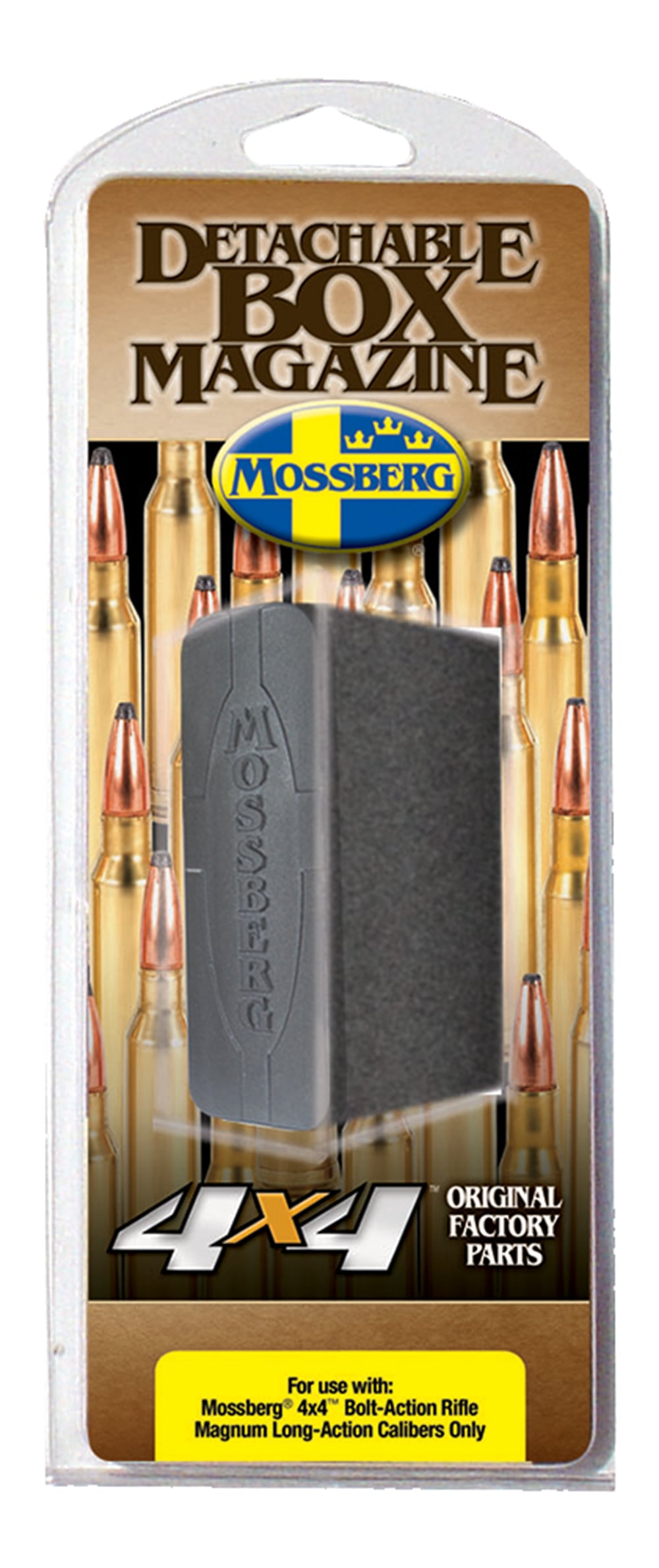 Mossberg 3 Round .338/.300 Win Mag/7mm Rem Mag Detachable Magazine, Black - 95034