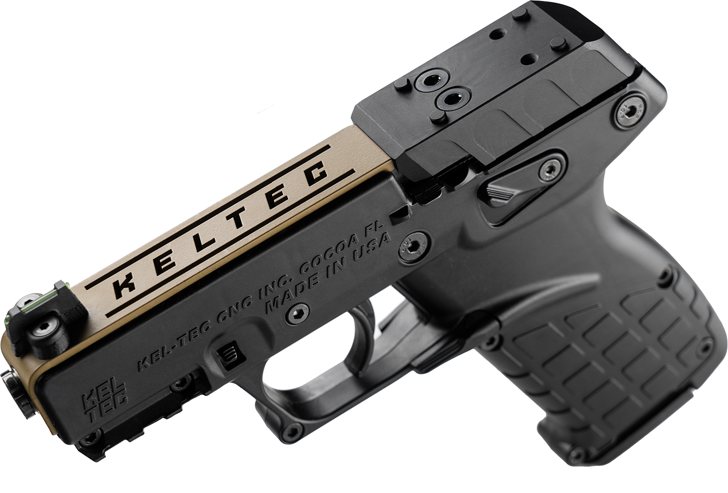 Kel-Tec P17 Sports South Exclusive .22 LR 16+1 3.8" Black/Tan