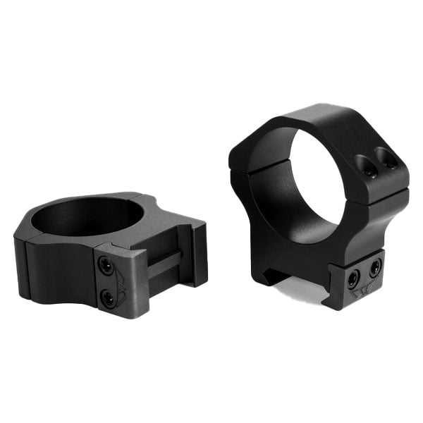 Warne 30mm Horizontal Medium Profile Matte Scope Rings - 514M