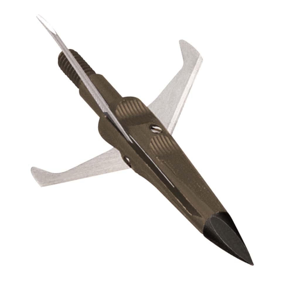 NAP Spitfire Maxx 1.25"/100 gr 3-Blade Mechanical Broadhead, Gray Pack of 3