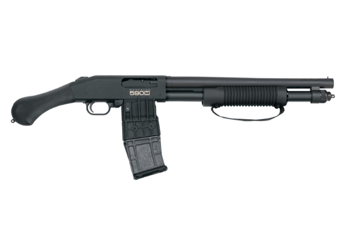Mossberg 590M Shockwave 12ga 2.75" Mag-Fed Pump Action Shotgun - 50208