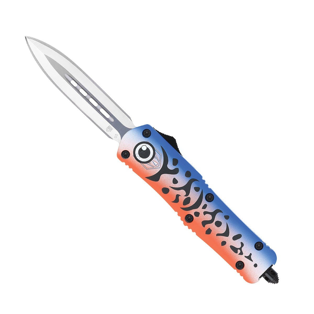 CobraTec Knives FS-3 Fishing Lure Medium OTF Dagger Knife Blue Waters Await - MFLBLUFS-3DAGNS