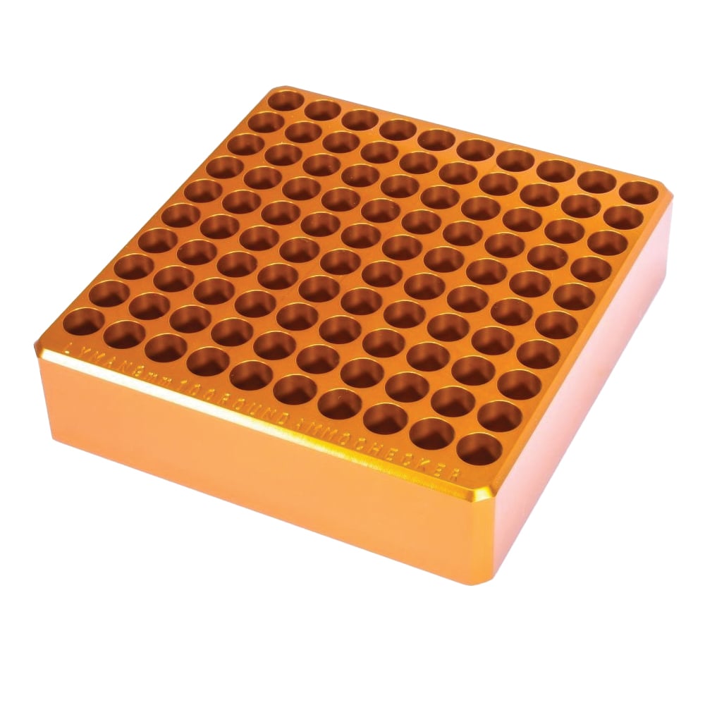 Lyman 9mm 100-Hole Ammo Checker Block