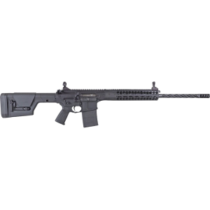 LWRC REPR MKII Side Charging Semi Automatic Rifle 6.5 Creedmoor 22" Black Threaded Barrel Black Frame Black Pistol Grip