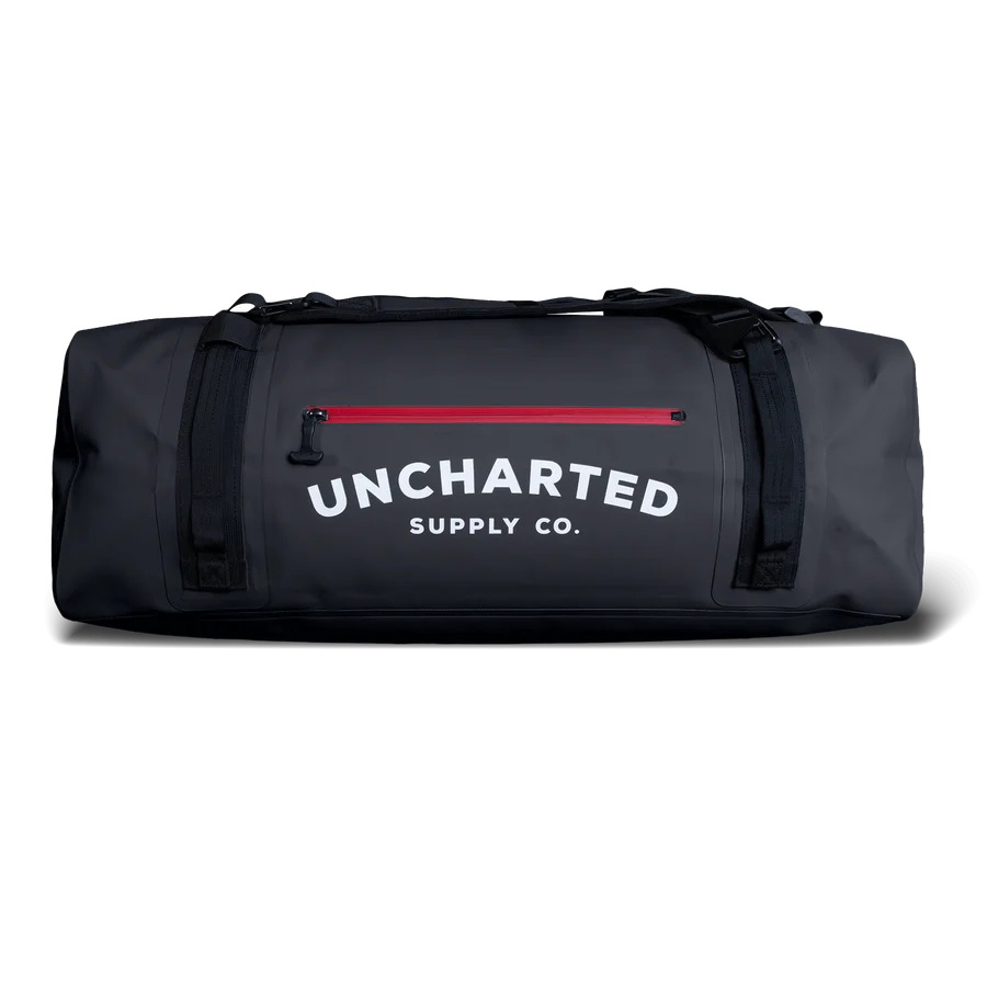 Uncharted Supply Co. The Vault 65L Duffel Bag, Black -  BG-D6F-60L-BK