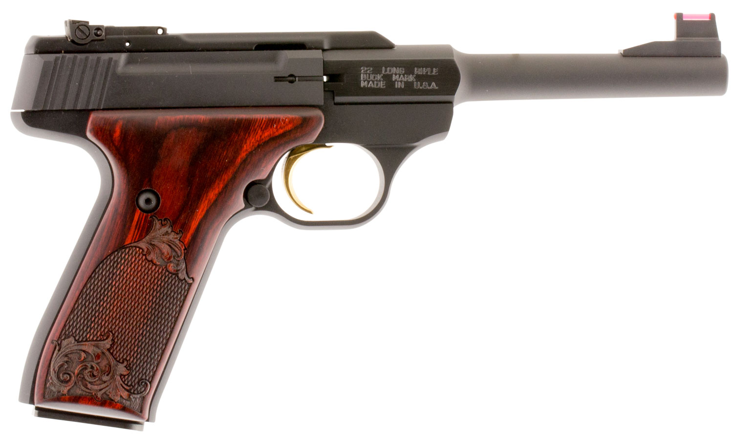 Browning Buck Mark Challenge Rosewood 22 LR Pistol 10 Round Blowback, Black - 051519490